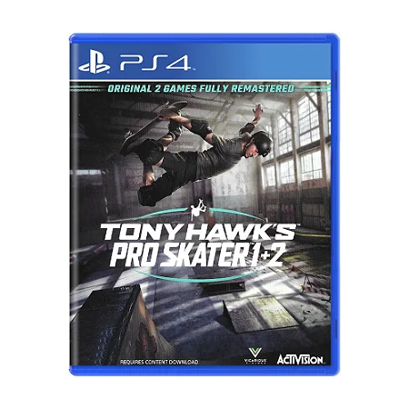 Tony Hawks Pro Skater 1 + 2 - PS4