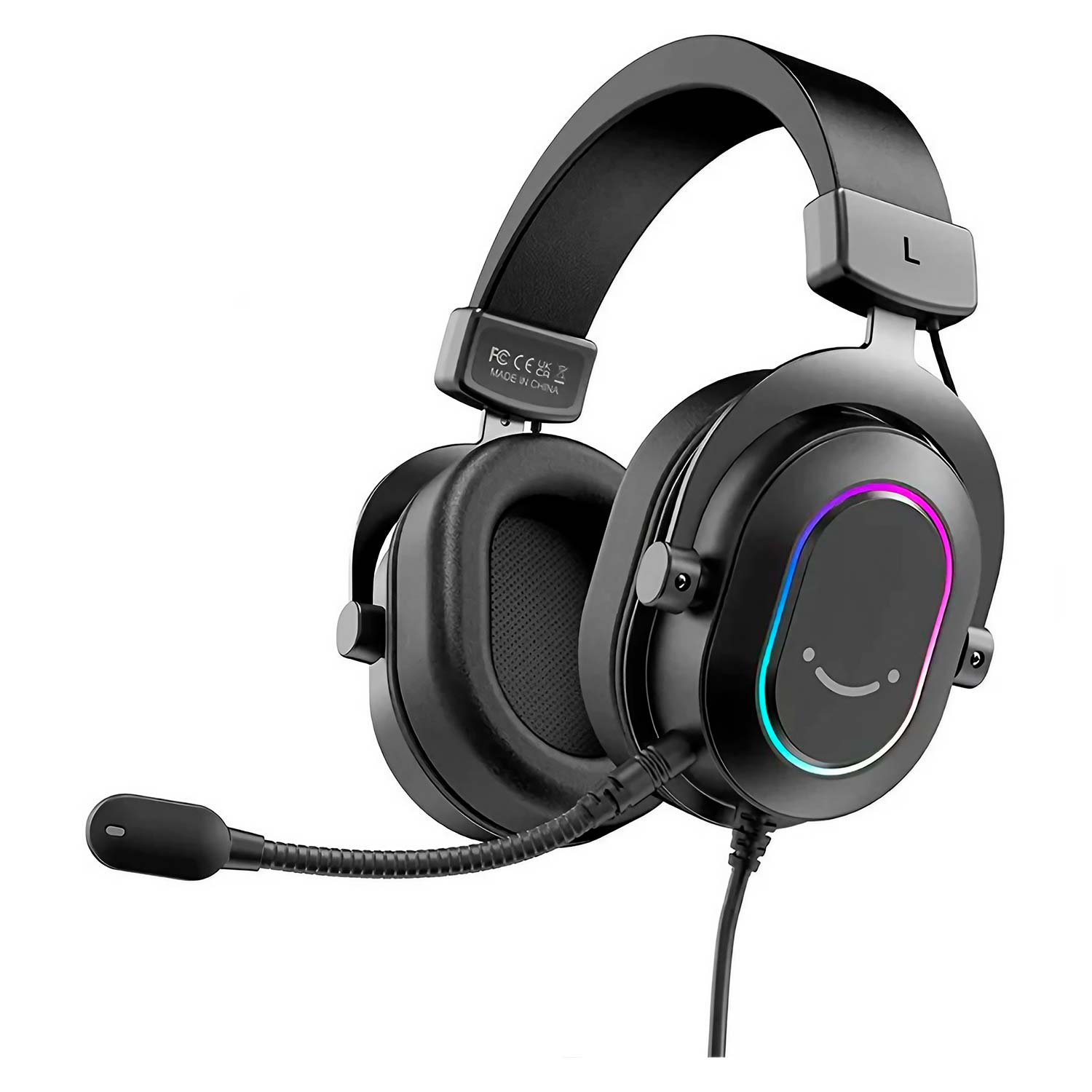 Headset Gamer Fifine H6 Ampligame RGB com Fio - Preto