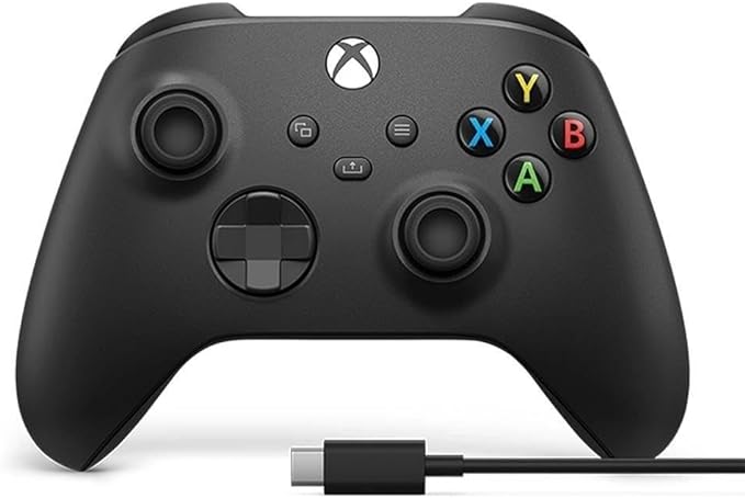 Controle Sem Fio Xbox + Cabo USB