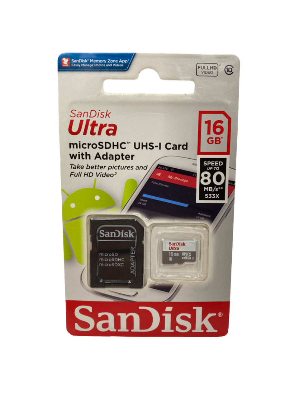 Cartão de Memória SanDisk 16GB