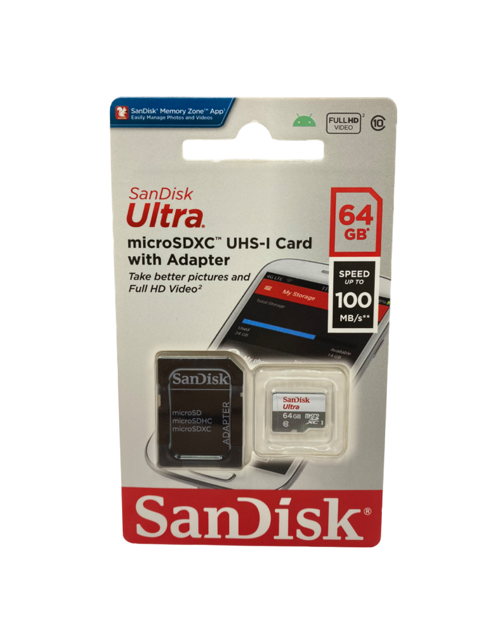 Cartão de Memória SanDisk 64GB