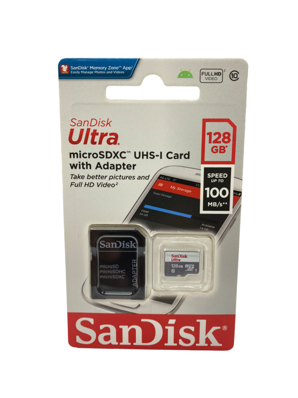 Cartão de Memória SanDisk 128GB