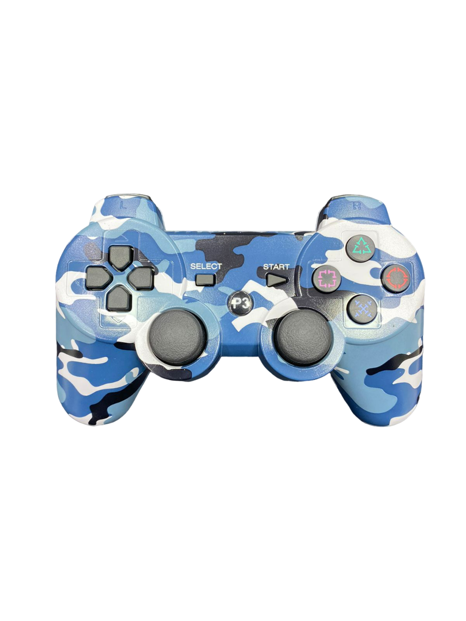 Controle PS3 Azul Camuflado