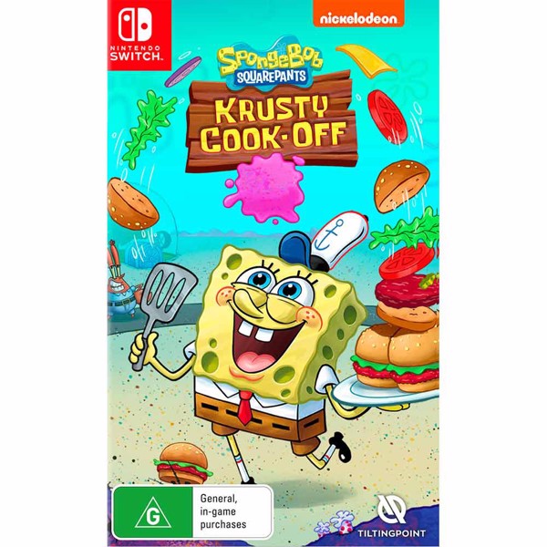 jogo SpongeBob SquarePants: krusty cook-off nintendo switch 