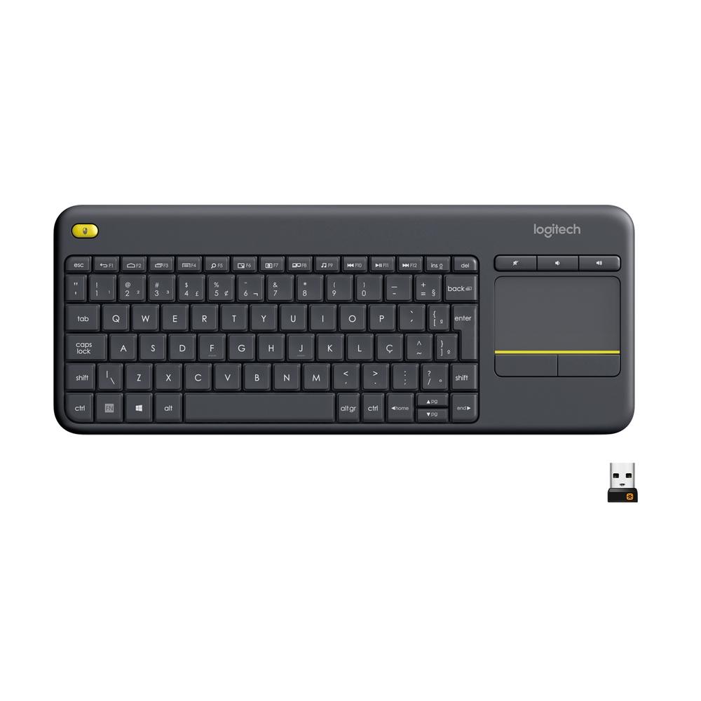 Teclado Logitech Sem Fio K400 Plus